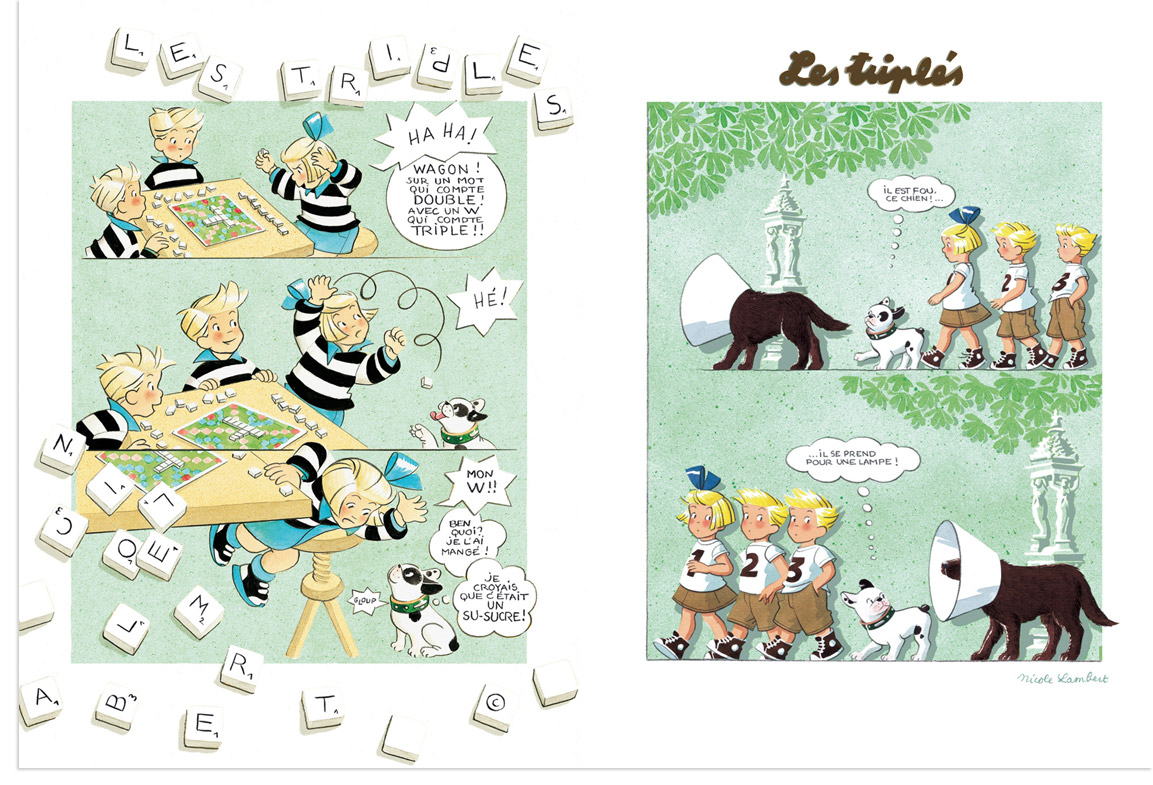 Page de BD sur le bouledogue fran§ais s et Vidéos de Image