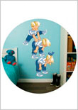 Les stickers Les Triplés